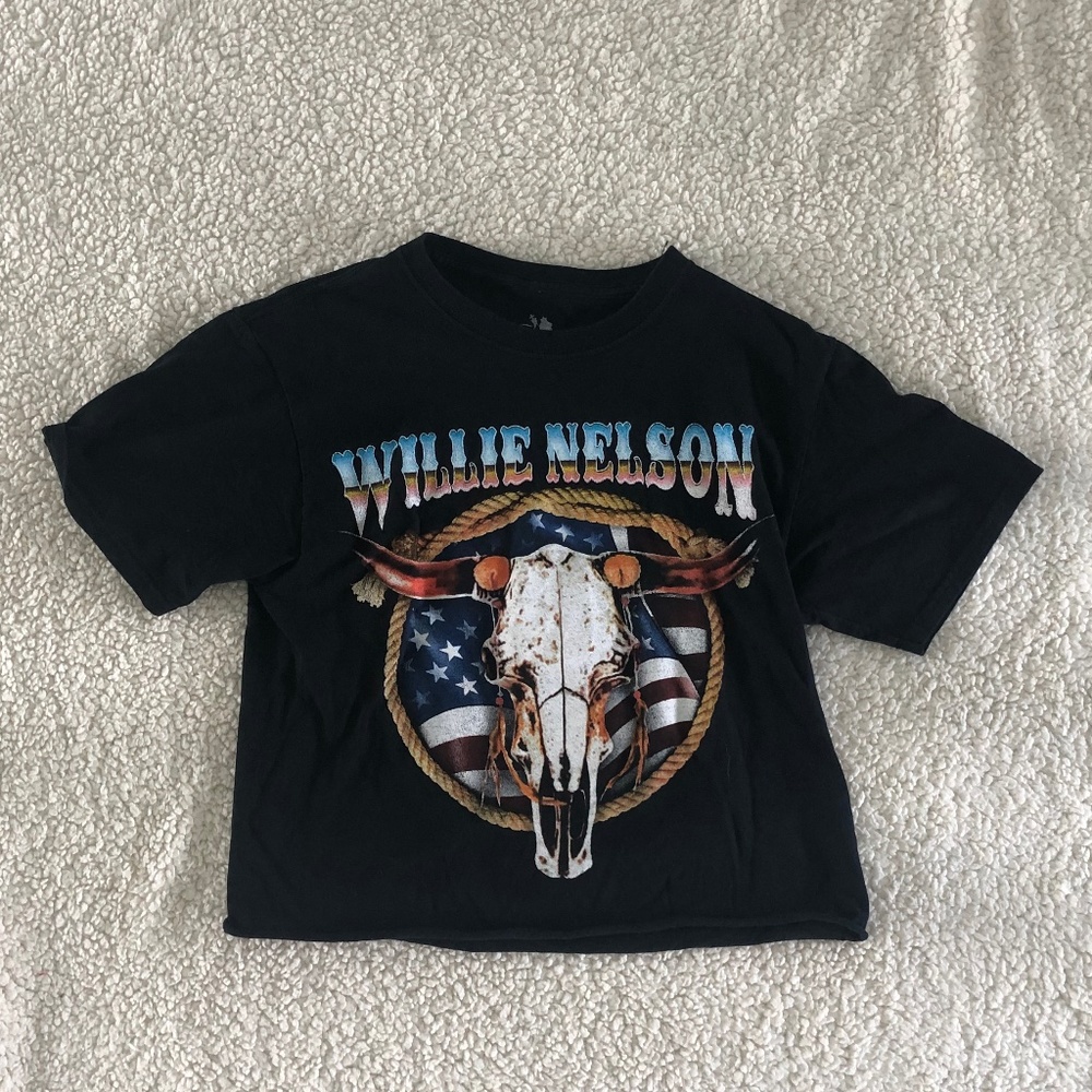 Willie Nelson Cropped Tee